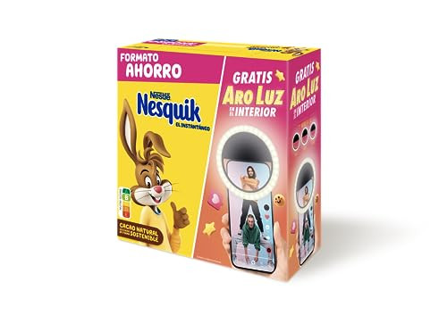 Nestl Nesquik Instant Neo Cacao Soluble Kg Estuche Regalo Aro De Luz