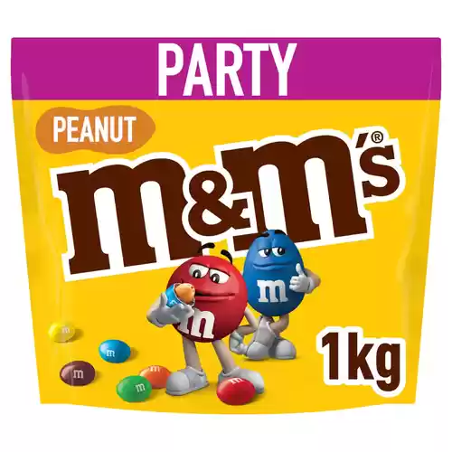 1 kg de M&M's Peanuts Snack de Cacahuete y Chocolate con Leche