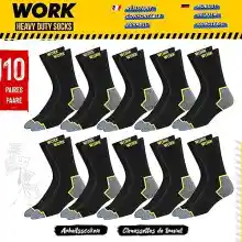 10 pares de calcetines de trabajo SOXCO WORK