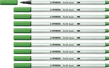 10 rotuladores de punta de pincel STABILO Pen 68 brush