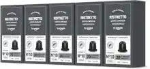 100 cápsulas by Amazon de café Ristretto, tueste medio, compatibles con Nespresso