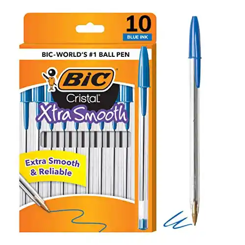 10x Bolígrafo BIC Cristal Xtra liso