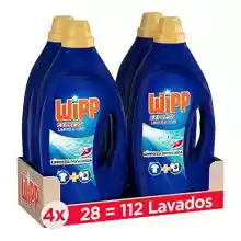 112 Lavados Detergente Wipp Express Líquido Limpio y Liso para lavadora