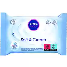 12 paquetes de toallitas húmedas NIVEA Baby Soft & Cream
