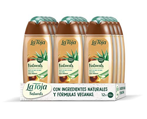 12 unidades de gel La Toja Naturals con Kukui y Aloe Vera, 550ml
