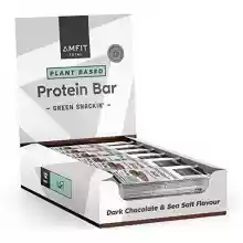 12 x 55g barritas de Proteínas vegetal de chocolate Amfit Nutrition