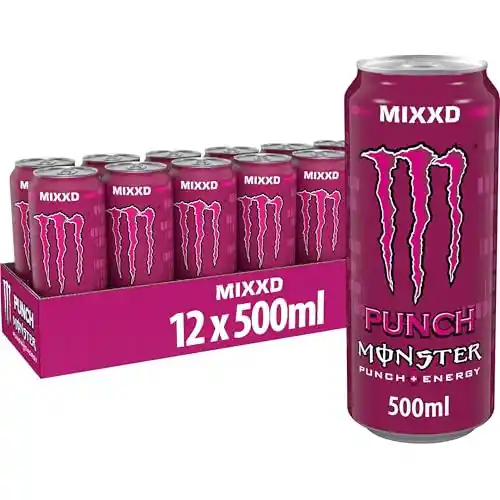 12x500ml Monster Energy MIXXD Punch Bebida Energética