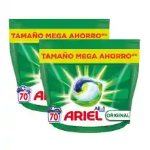 140 cápsulas Ariel Original Todo En Uno PODS