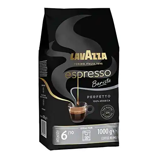 1Kg café en grano tostado Lavazza Espresso Barista Perfetto 100% Arábica