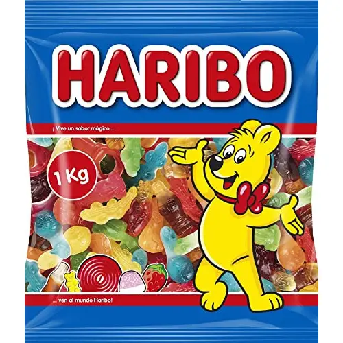 1kg de gominolas Haribo Aventura Mix