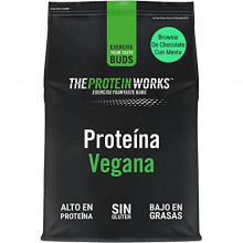 1kg Proteína Vegana THE PROTEIN WORKS - Sabor Brownie de Chocolate con Menta