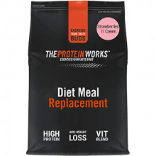 1Kg batido Sustituto De Comida Dietético The Protein Works (sabor Fresas)