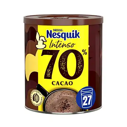 2 botes de 300g Nesquik Intenso 70% Cacao (2ª unidad al -70%)