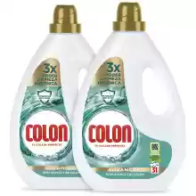 2 envases de 31 lavados Colon Higiene Detergente para la ropa Gel