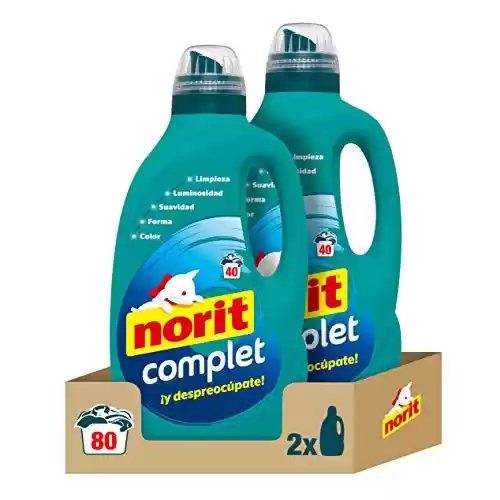 2 envases de detergente líquido Norit Complet (2 x 2 litros)