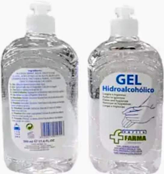 2 Geles higienizante manos - Nkare Gel hidroalcohólico 500ml, Secado rápido, Para todo tipo de pieles