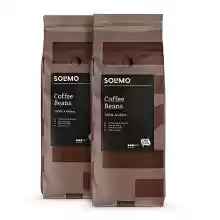 2 packs de 1 kg Solimo Café en grano 100 % Arabica