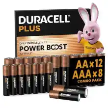 20 Pilas AA AAA Duracell Plus