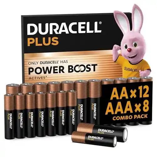 20 Pilas AA AAA Duracell Plus