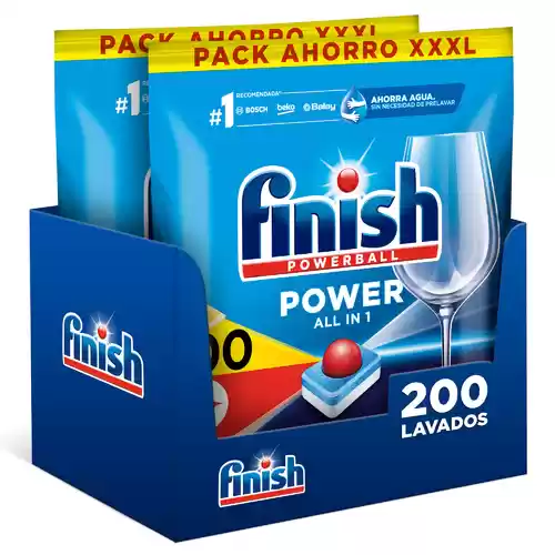 CHOLLAZO! 200 pastillas para el lavavajillas Finish All in 1 Max Aroma Limón