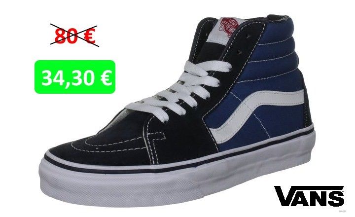 Zapatillas Vans Sk8-Hi baratas solo 34€ (57% descuento)