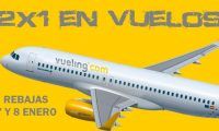 ¡Chollo al vuelo! 2x1 para viajar en Vueling solo hasta el 08/01