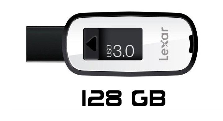 ¡Gigachollo! Memoria USB 3.0 Lexar S25 de 128GB sólo 22,99€