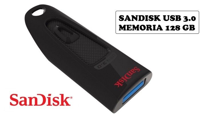 Memoria USB 3.0 de 128GB SanDisk barata por sólo 19,99€