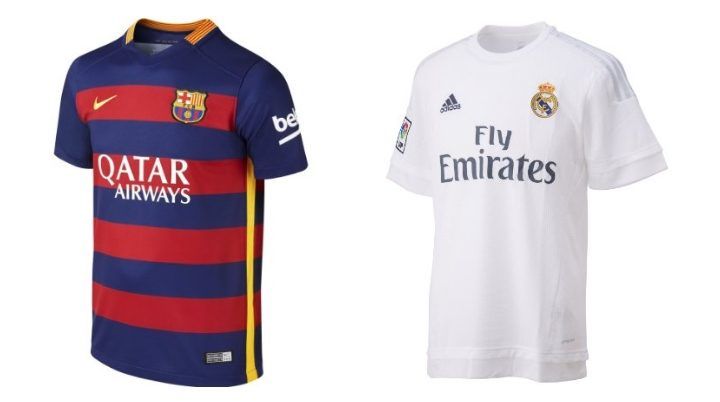 ¡Chollos! Camisetas oficiales 2015-2016 Madrid y Barça solo 35€