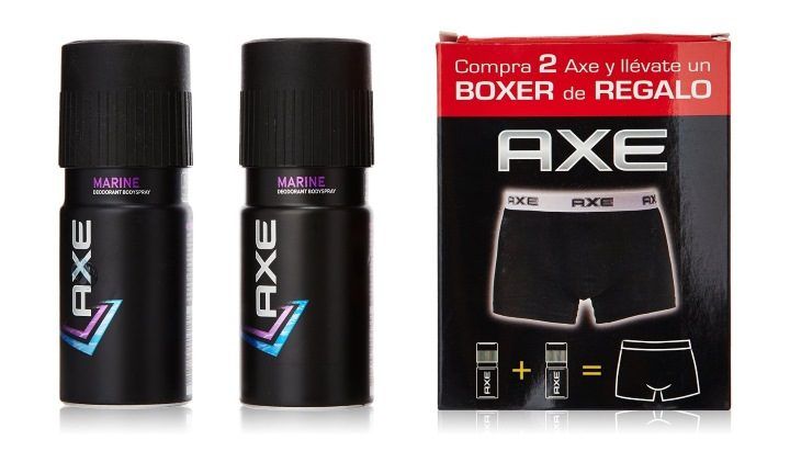 ¡Chollo! 2 desodorantes AXE Marine + boxer de regalo sólo 4,51€