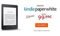¡Prime Day! Kindle Paperwhite sólo 99,99€ (30€ de descuento)
