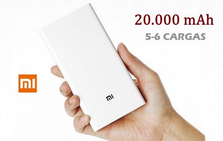 ¡Chollo! Batería portátil Xiaomi Power Bank 20000mAh sólo 23,06€