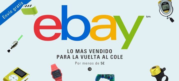 ¡Vuelta al cole! Top ventas en eBay por menos de 5 euros