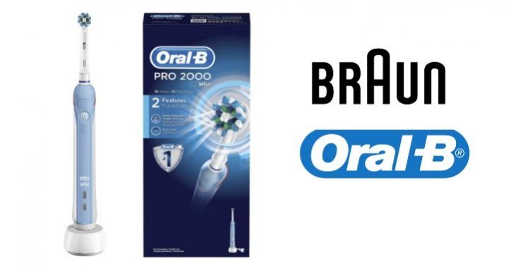 ¡Chollo! Cepillo eléctrico Oral-B PRO 2000 CrossAction sólo 46€