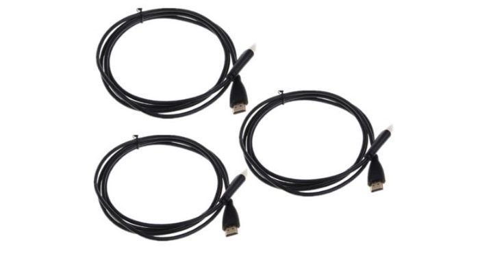 ¡Chollo! 3 cables HDMI de 1,8 m sólo 1€ y envío gratis