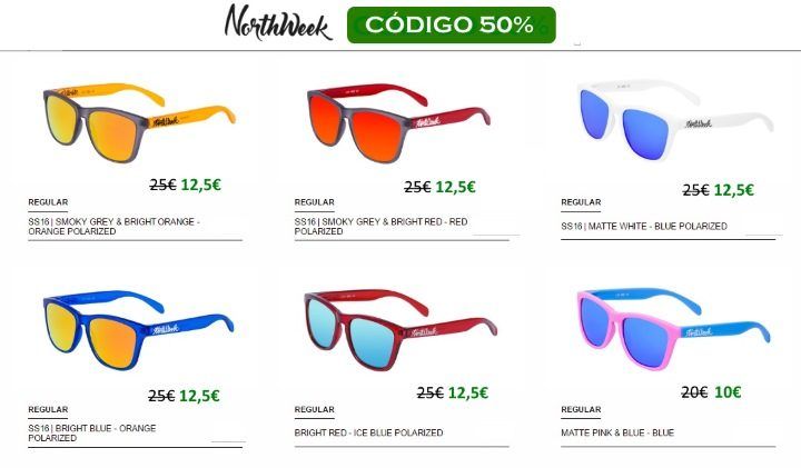 ¡Chollo! Código 50% Northweek gafas de sol polarizadas desde 10€
