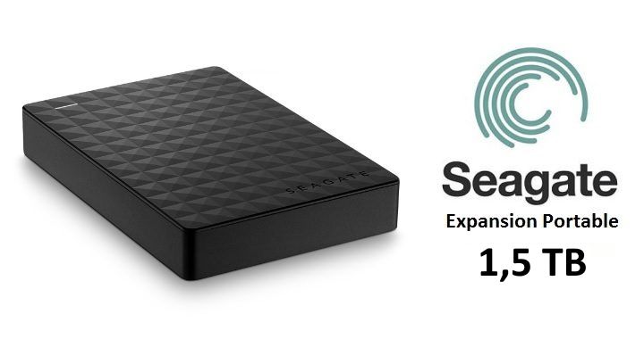 ¡Mínimo histórico! Disco duro portátil 1.5 TB Seagate Expansion por 61,95€