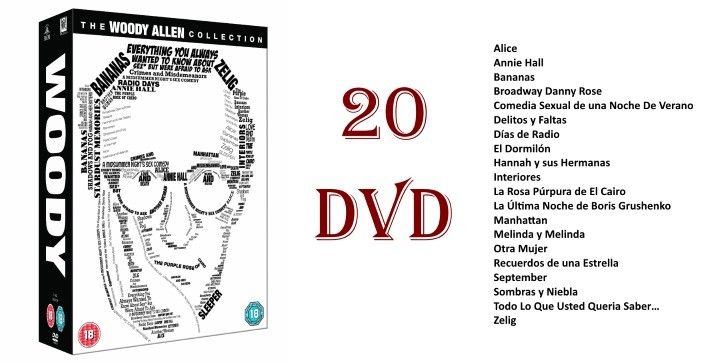 ¡Chollazo! Películas en DVD de Woody Allen por sólo 0,80€ cada una