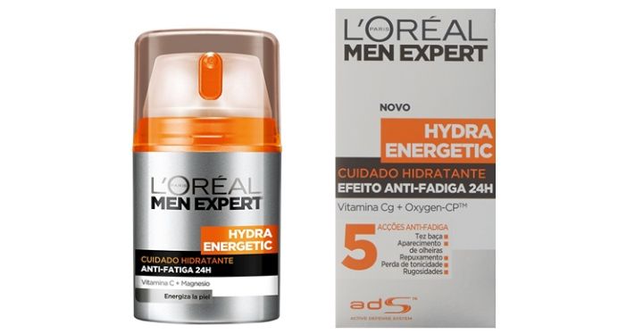 ¡Chollo! Crema hidratante Hydra Energetic de L'Oreal Men Expert sólo 4,85€