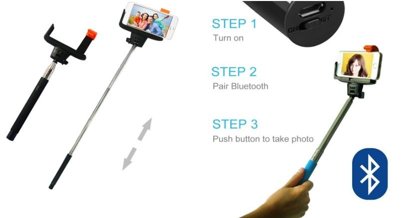¡Producto Plus! Palo selfie Yuntab con Bluetooth sólo 1,98€ (90% dto)
