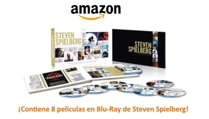 ¡Chollo! Colección Steven Spielberg de 8 películas Blu-Ray sólo 23,66€