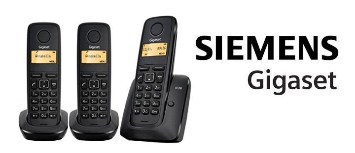 ¡Chollo! Pack teléfonos inalámbricos Siemens Gigaset A120 Trío sólo 29,90€