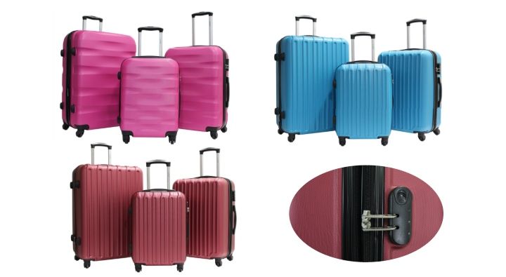 Set de 3 maletas Alistair ABS ultra ligeras de 4 ruedas sólo 89€ (ahorras 80€)