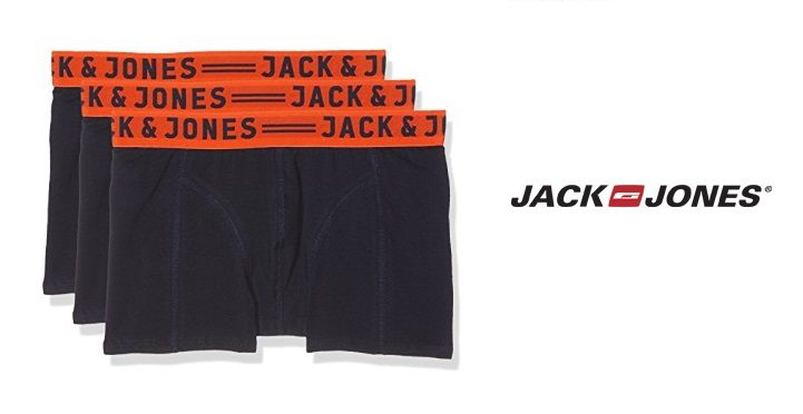 ¡Chollo! Pack 3 calzoncillos bóxer Jack & Jones por 11,99€ (sólo Talla S)
