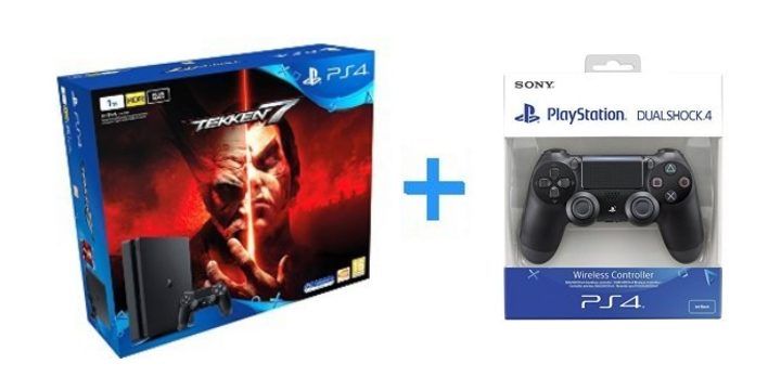 ¡Lanzamiento! PS4 Slim 1TB + Tekken 7 + 2 mandos sólo 299€