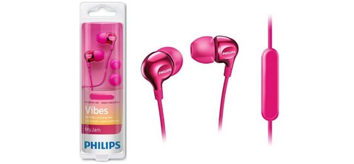 ¡Chollo! Auriculares Philips SHE3705PK/00 con micrófono sólo 8,49€ (-56%)