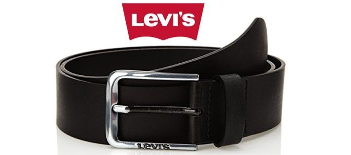 ¡Chollo! Cinturón Levi's Rectangular Buckle Belt sólo 20,95€