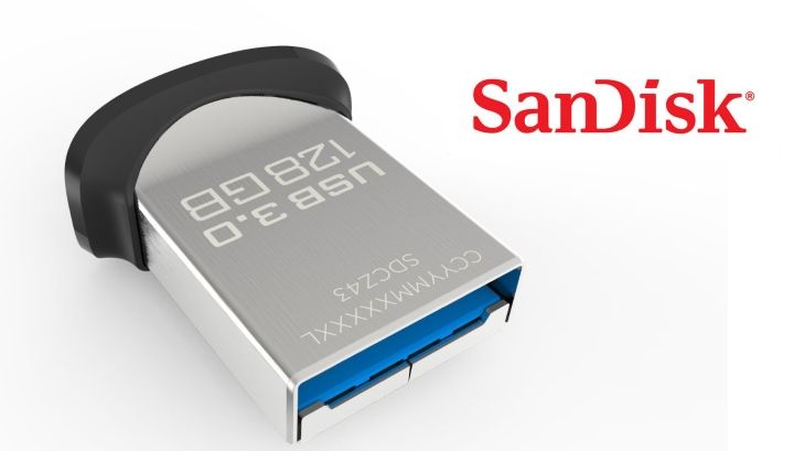 ¡Chollo! Pendrive 128GB SanDisk Ultra Fit USB 3.0 rebajado a 29,90€