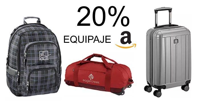 ¡Promoción! 20% descuento en equipaje Amazon (Código descuento)