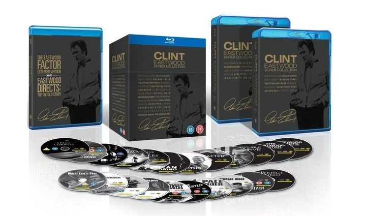 ¡Chollo! Colección 20 películas Blu-Ray Clint Eastwood sólo 38,55€